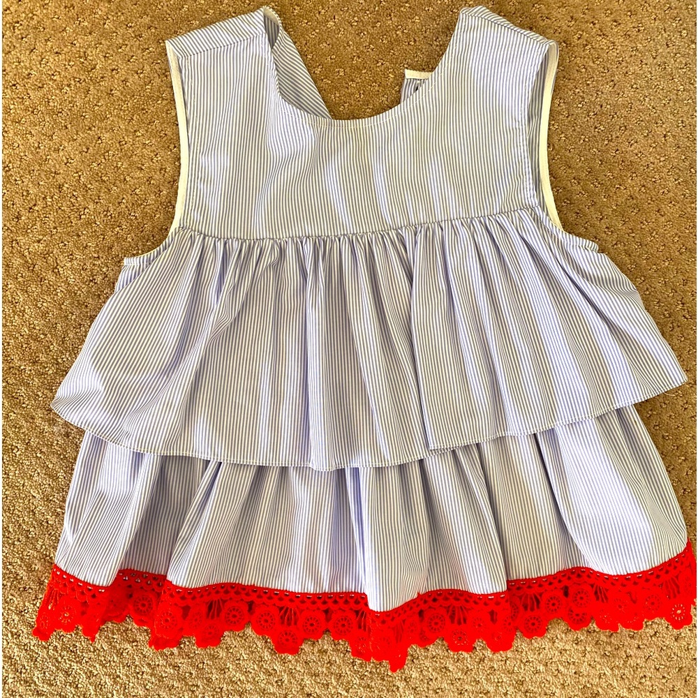 English factory tiered blouse